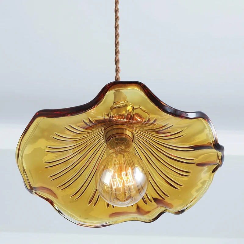 Hanglamp Glas Bloem LED Design Pendellamp Wit Woonkamer Slaapkamer Eetkamer Sfeerverlichting | Sansoti