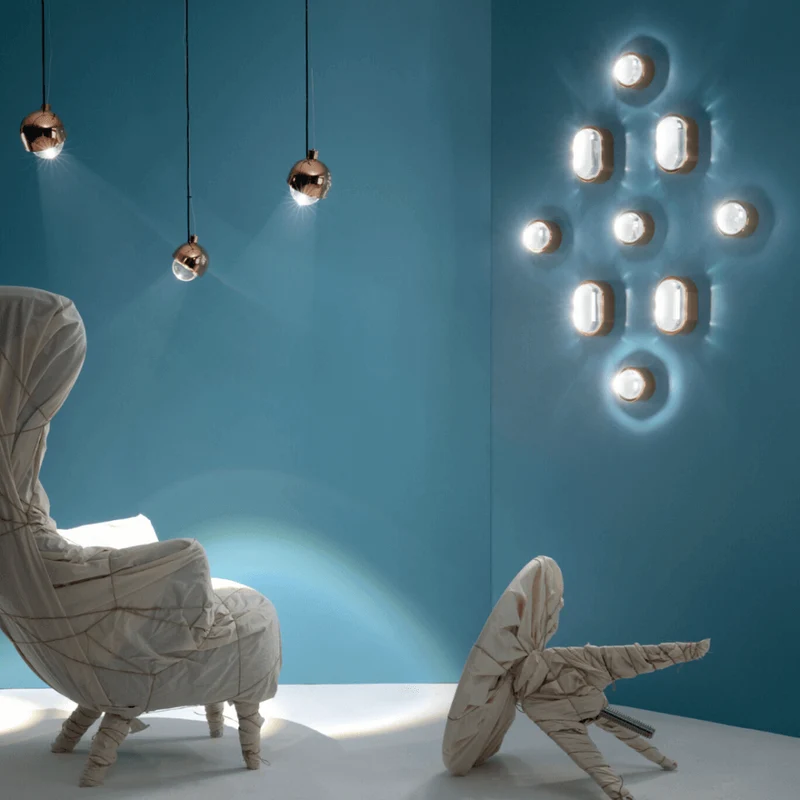 Tom Dixon Spot Wandleuchte mit Glaslinse