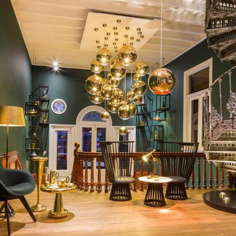 Tom Dixon Mirror Ball LED Spiegelkugel Hängeleuchte