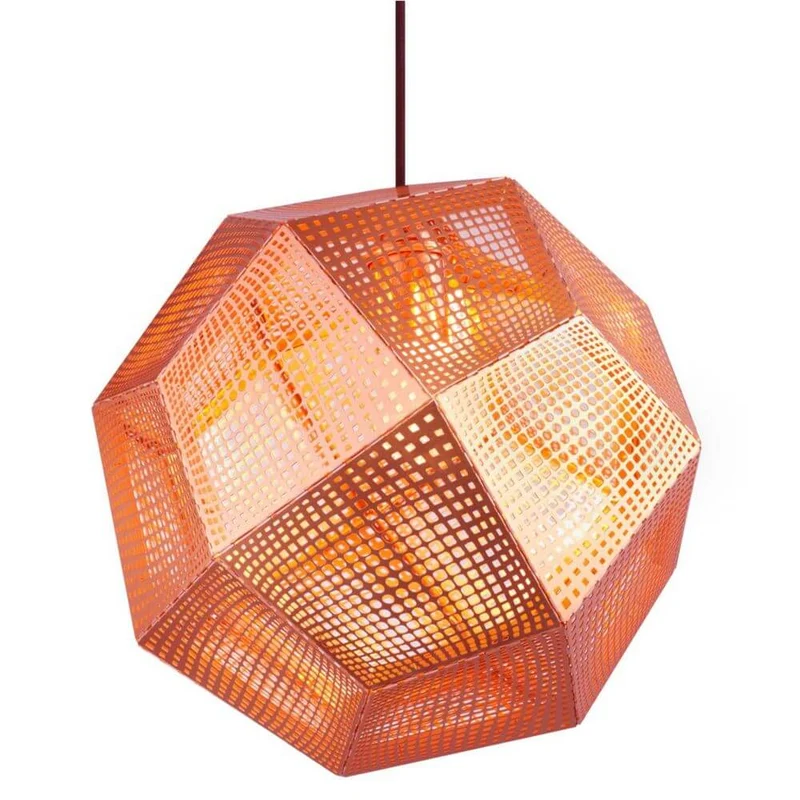 Tom Dixon Etch Metall Hängeleuchte Effektlicht