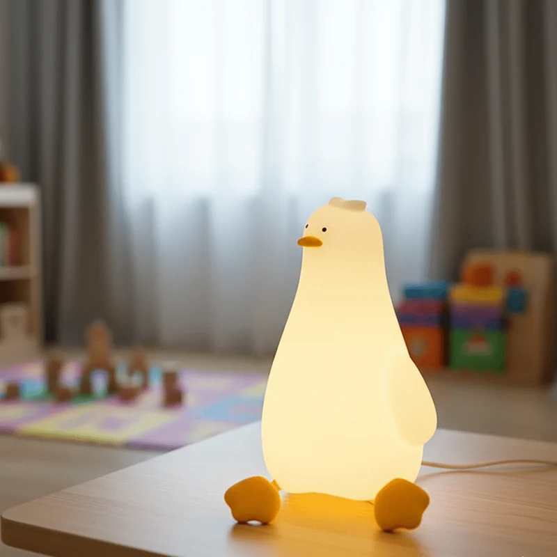 Nachtlampje Kinderen Siliconen BPA-vrij Oplaadbaar Dimbaar Warm Licht Baby Peuter Slaapkamer | Sansoti