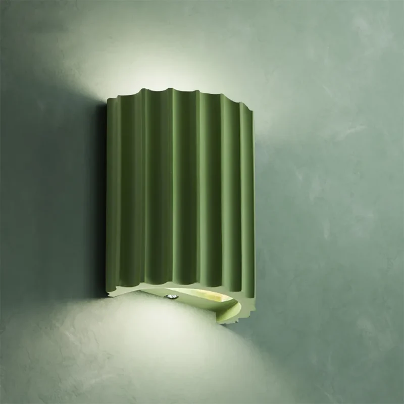 Wandlamp Resin Halfrond Minimalistisch G9 LED Slaapkamer Hal Woonkamer Modern | Sansoti
