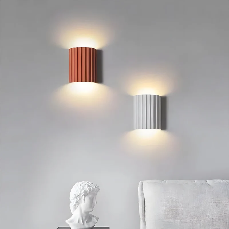Wandlamp Resin Halfrond Minimalistisch G9 LED Slaapkamer Hal Woonkamer Modern | Sansoti