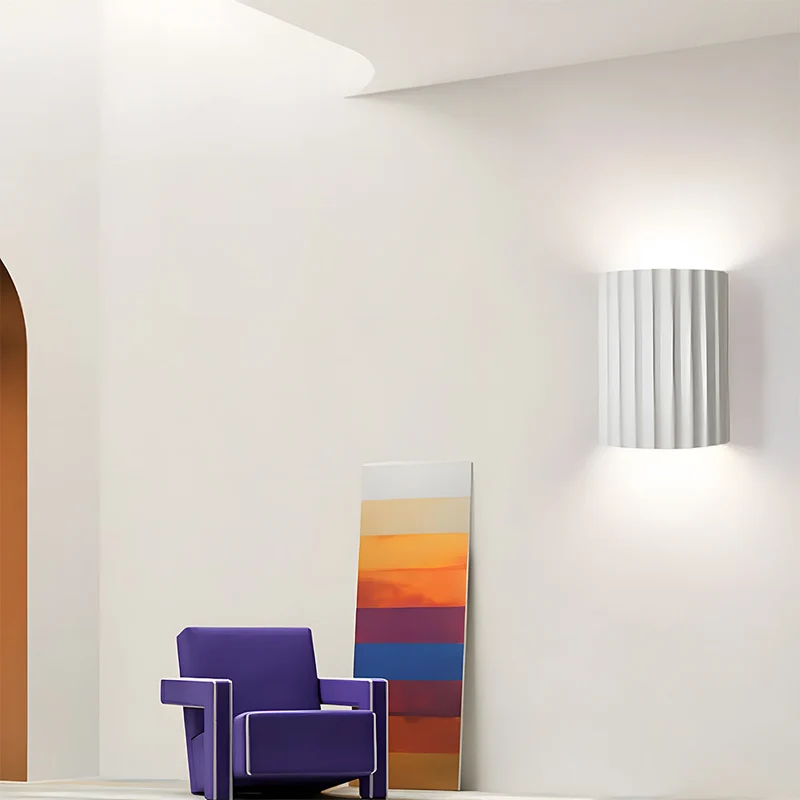 Wandlamp Resin Halfrond Minimalistisch G9 LED Slaapkamer Hal Woonkamer Modern | Sansoti