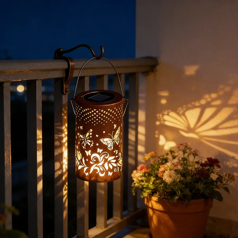 Solar Lantaarn Boom Patroon IP55 Waterdicht Tuin Hangend Staand Villa LED | Sansoti