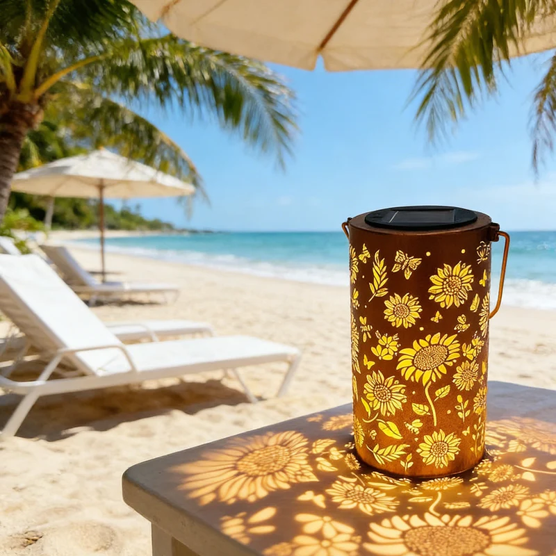 Solar Lantaarn Boom Patroon IP55 Waterdicht Tuin Hangend Staand Villa LED | Sansoti