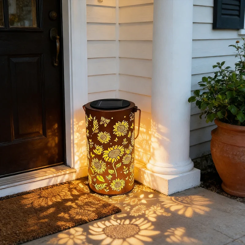 Solar Lantaarn Boom Patroon IP55 Waterdicht Tuin Hangend Staand Villa LED | Sansoti