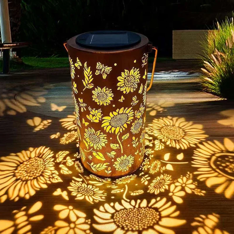 Solar Lantaarn Boom Patroon IP55 Waterdicht Tuin Hangend Staand Villa LED | Sansoti