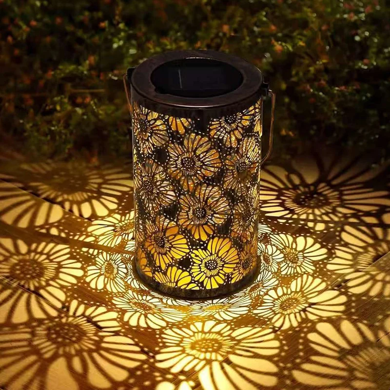 Solar Lantaarn Boom Patroon IP55 Waterdicht Tuin Hangend Staand Villa LED | Sansoti