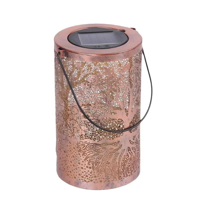 Solar Lantaarn Boom Patroon IP55 Waterdicht Tuin Hangend Staand Villa LED | Sansoti