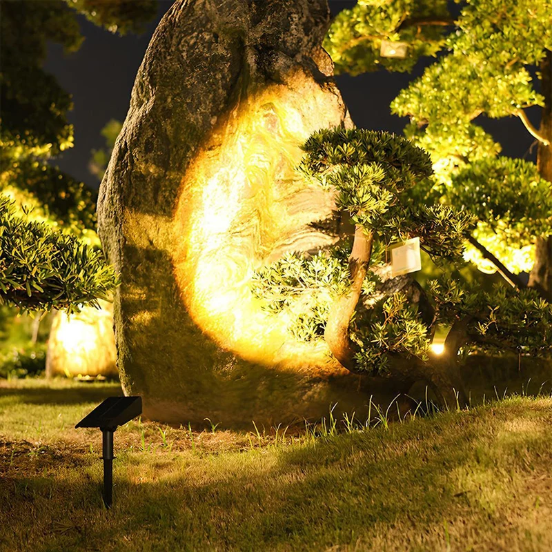 Solar Tuinlamp LED Zoombaar IP65 Waterdicht Tuin Oprit Villa Buiten | Sansoti