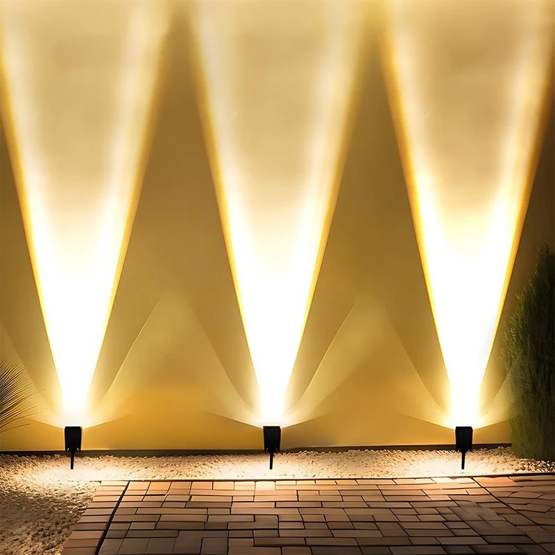 Solar Tuinlamp LED Zoombaar IP65 Waterdicht Tuin Oprit Villa Buiten | Sansoti