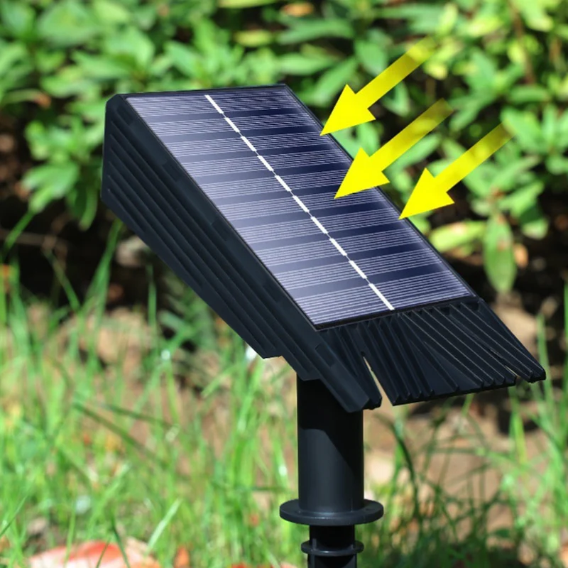 Solar Tuinlamp LED Zoombaar IP65 Waterdicht Tuin Oprit Villa Buiten | Sansoti