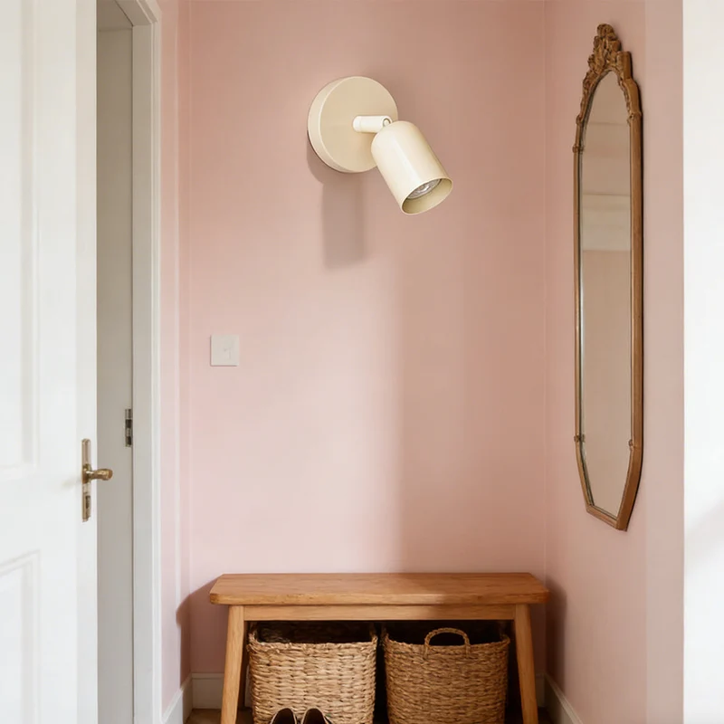 Wandlamp IJzer Minimalistisch Mat LED Hal Slaapkamer Badkamer Trap Modern | Sansoti