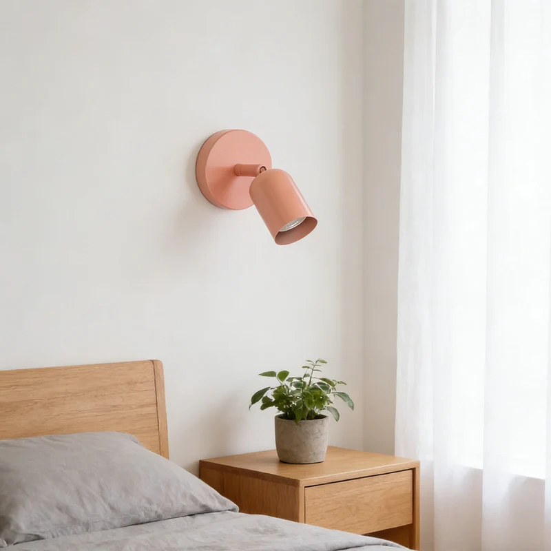 Wandlamp IJzer Minimalistisch Mat LED Hal Slaapkamer Badkamer Trap Modern | Sansoti