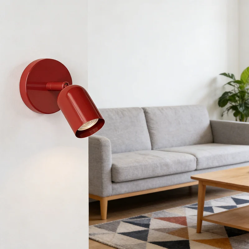 Wandlamp IJzer Minimalistisch Mat LED Hal Slaapkamer Badkamer Trap Modern | Sansoti