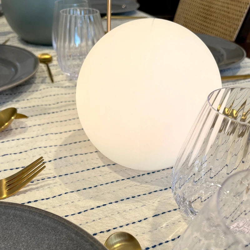 Tafellamp Draadloos Oplaadbaar LED 16 Kleuren Dimbaar IP65 Buiten Binnen | Sansoti