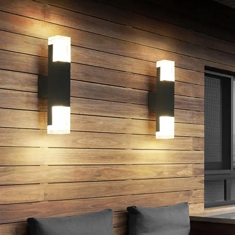 Buitenlamp Wandlamp Zwart Aluminium LED Bewegingssensor IP65 10W Warm Wit Modern | Sansoti