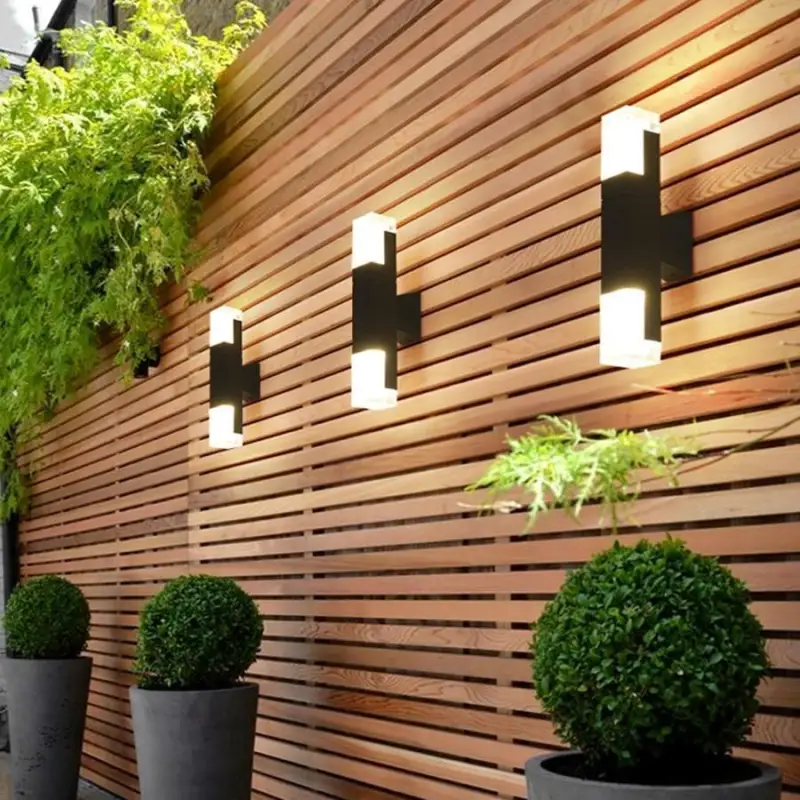 Buitenlamp Wandlamp Zwart Aluminium LED Bewegingssensor IP65 10W Warm Wit Modern | Sansoti