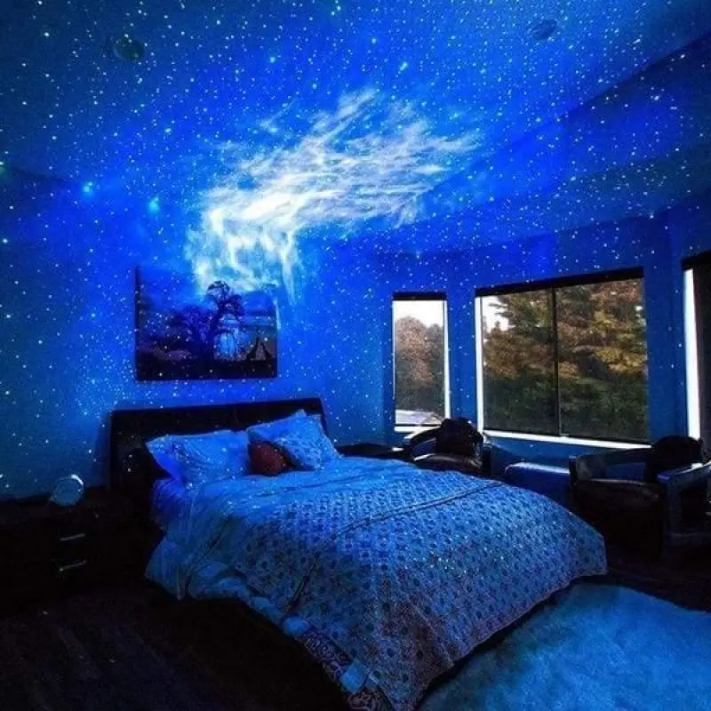 Sterrenhemel Projector LED Afstandsbediening Multicolor Acryl Slaapkamer Sfeerverlichting | Sansoti