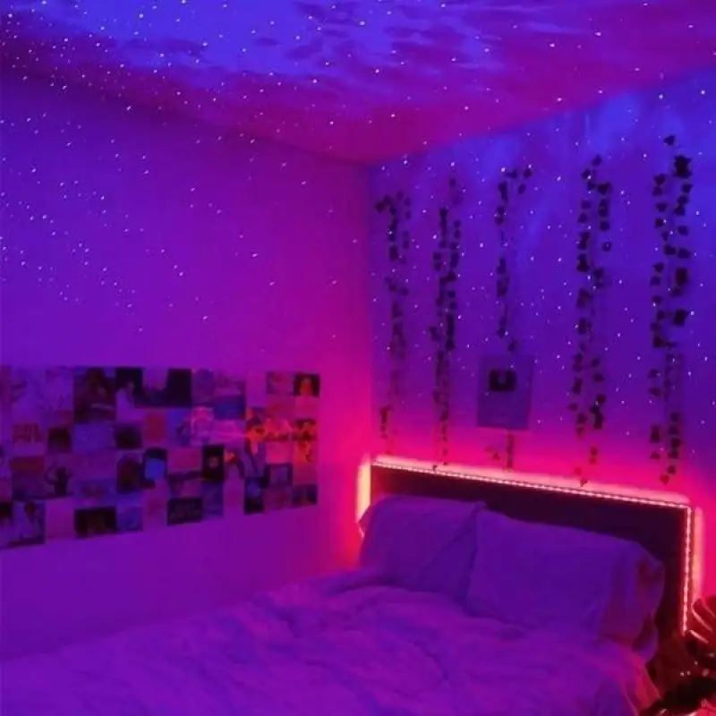 Sterrenhemel Projector LED Afstandsbediening Multicolor Acryl Slaapkamer Sfeerverlichting | Sansoti