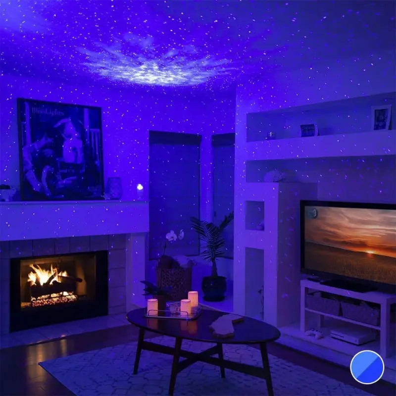 Sterrenhemel Projector LED Afstandsbediening Multicolor Acryl Slaapkamer Sfeerverlichting | Sansoti