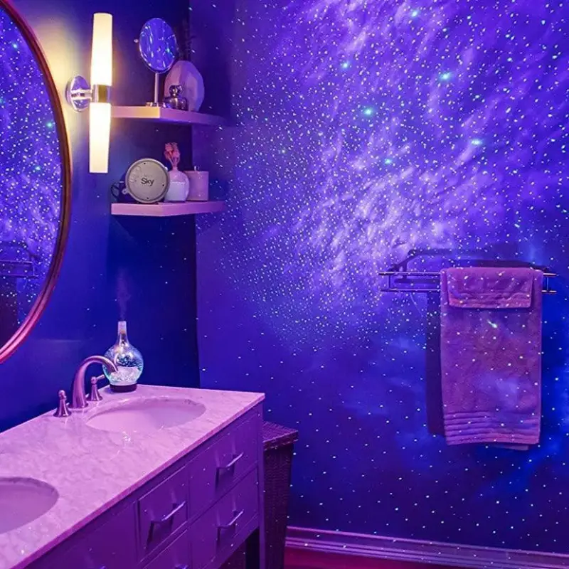 Sterrenhemel Projector LED Afstandsbediening Multicolor Acryl Slaapkamer Sfeerverlichting | Sansoti