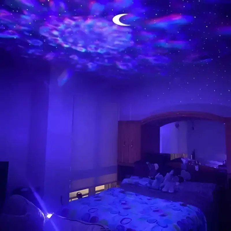 Sterrenhemel Projector LED Afstandsbediening Multicolor Acryl Slaapkamer Sfeerverlichting | Sansoti
