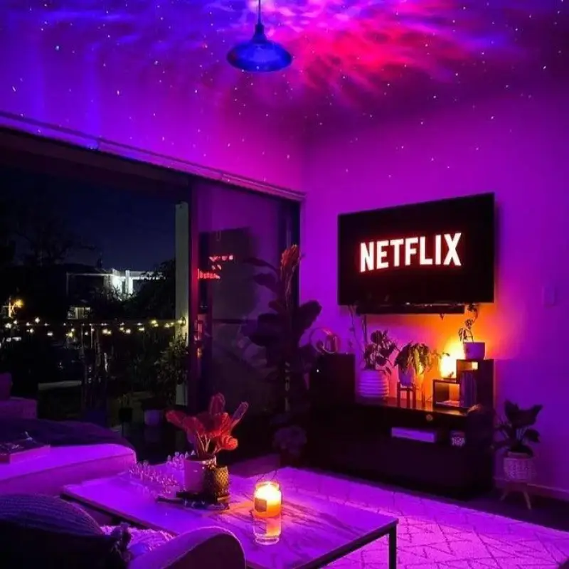 Sterrenhemel Projector LED Afstandsbediening Multicolor Acryl Slaapkamer Sfeerverlichting | Sansoti