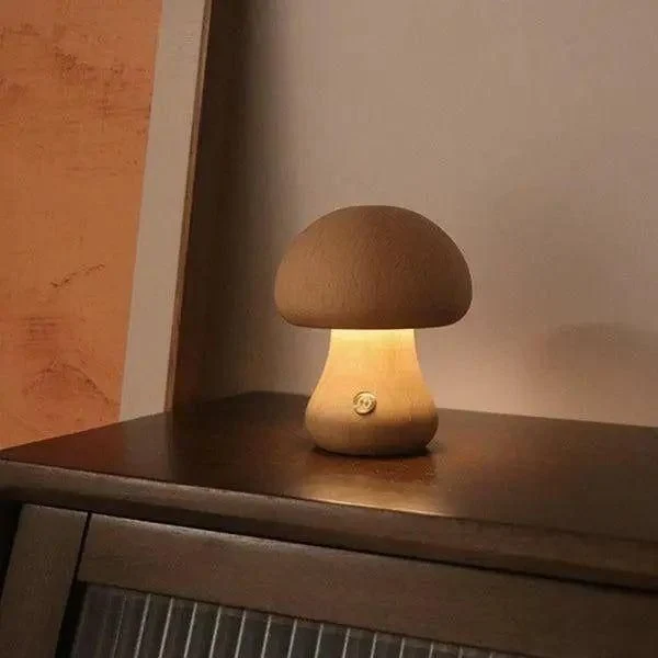 Tafellamp Paddenstoel Dimbaar USB Oplaadbaar Warm Wit | Sansoti