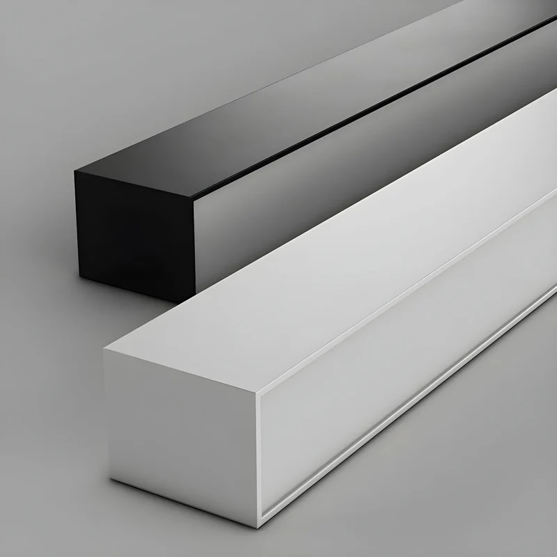 LED Plafondlamp Smal Modern Aluminium Zwart Wit 60-120cm | Sansoti