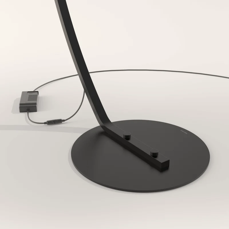 LED Vloerlamp Booglamp Zwart Wit Dimbaar 170cm Modern Design | Sansoti