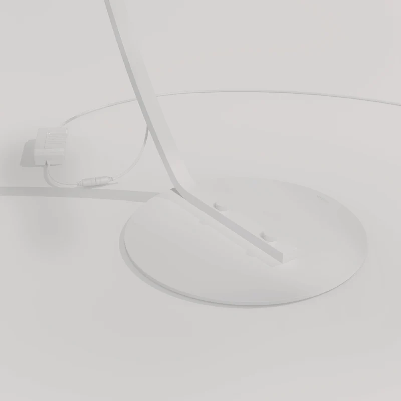 LED Vloerlamp Booglamp Zwart Wit Dimbaar 170cm Modern Design | Sansoti