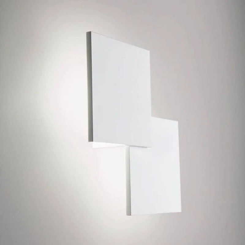 Lodes Puzzle Double eckig 30cm LED Wand- & Deckenleuchte