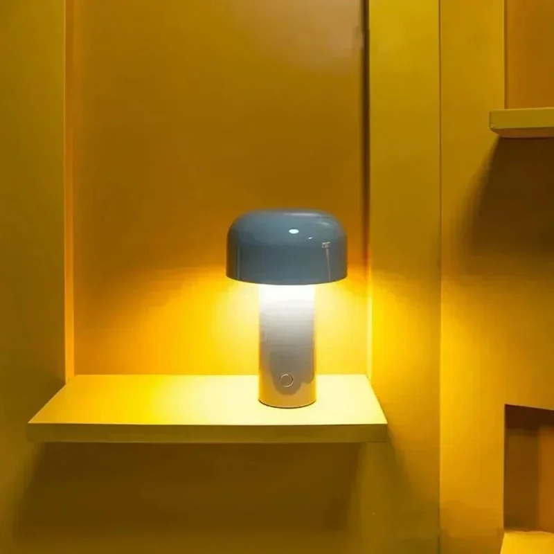 Tafellamp Paddenstoel Oplaadbaar Draadloos LED 25cm Design | Sansoti