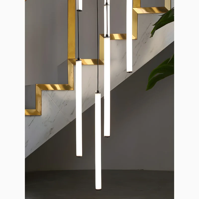Trap Hanglamp Hoog Plafond Spiraal LED Meerdere Lichts Modern | Sansoti
