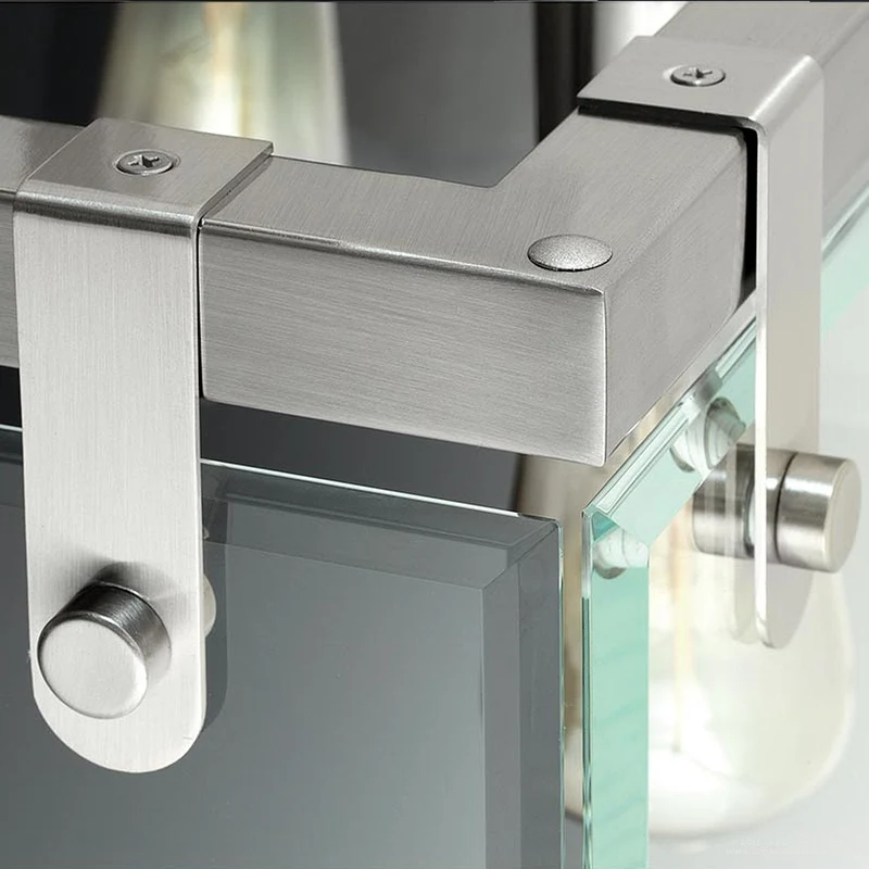 Hanglamp Rechthoekig Cube Glas Staal Nikkel 93cm Eetkamer Modern | Sansoti