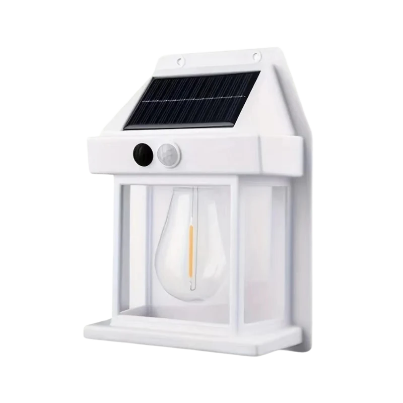 Solarlamp Buiten Bewegingssensor Scandinavisch Design 3W LED IP44 12 Uur | Sansoti