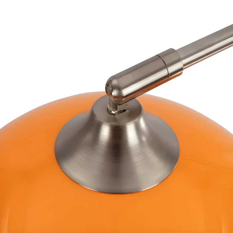Moderne Boog Vloerlamp met Acryl Koepelkap en Metalen Frame 220 cm Hoog voor Woonkamer en Leeshoek | Sansoti