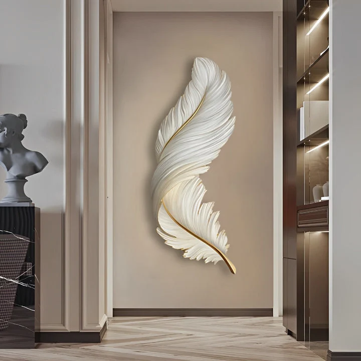 Wandlamp Veer LED Kunstpaneel USB Dimbaar 80cm 120cm | Sansoti