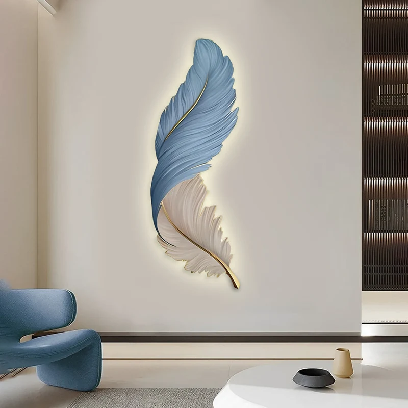 Wandlamp Veer LED Kunstpaneel USB Dimbaar 80cm 120cm | Sansoti