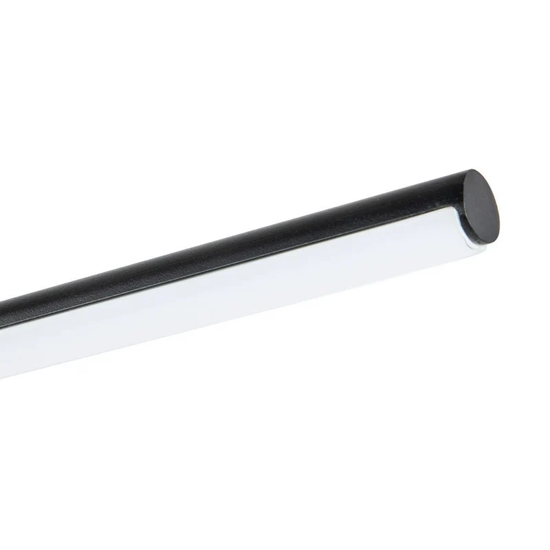 Plafondlamp LED Strip 12W Koel Wit Zwart Messing Nikkel 60-80cm Keuken Modern