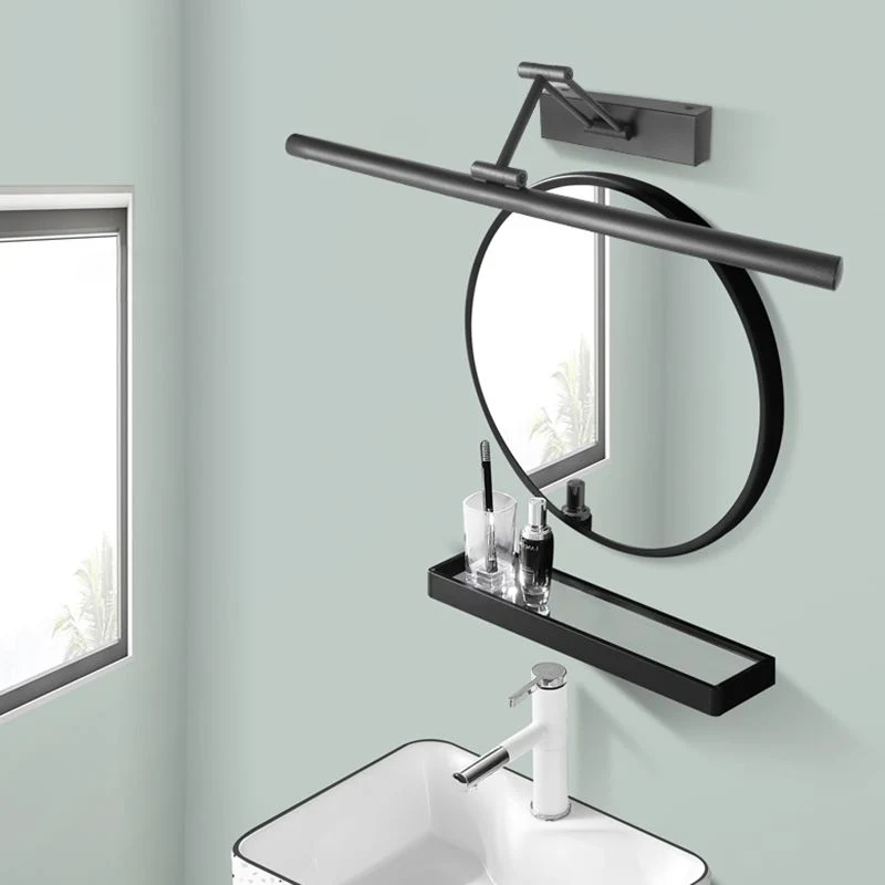 Spiegellamp LED Zwart Wit Metaal Acryl IP44 Badkamer Woonkamer Modern 40-100cm | Sansoti