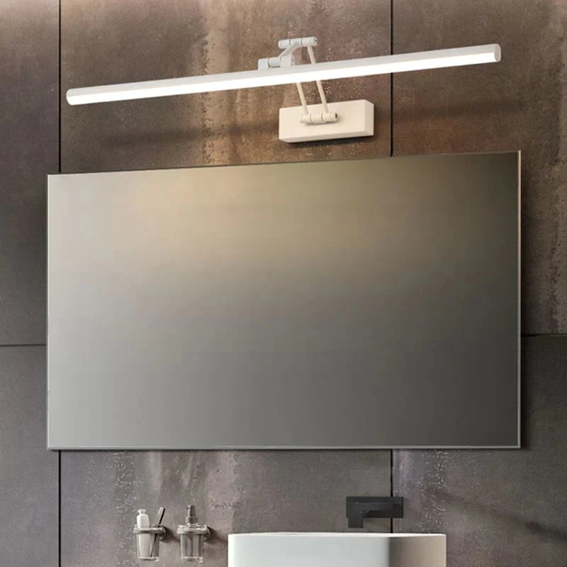 Spiegellamp LED Zwart Wit Metaal Acryl IP44 Badkamer Woonkamer Modern 40-100cm | Sansoti