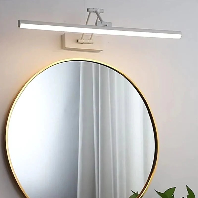 Spiegellamp LED Zwart Wit Metaal Acryl IP44 Badkamer Woonkamer Modern 40-100cm | Sansoti