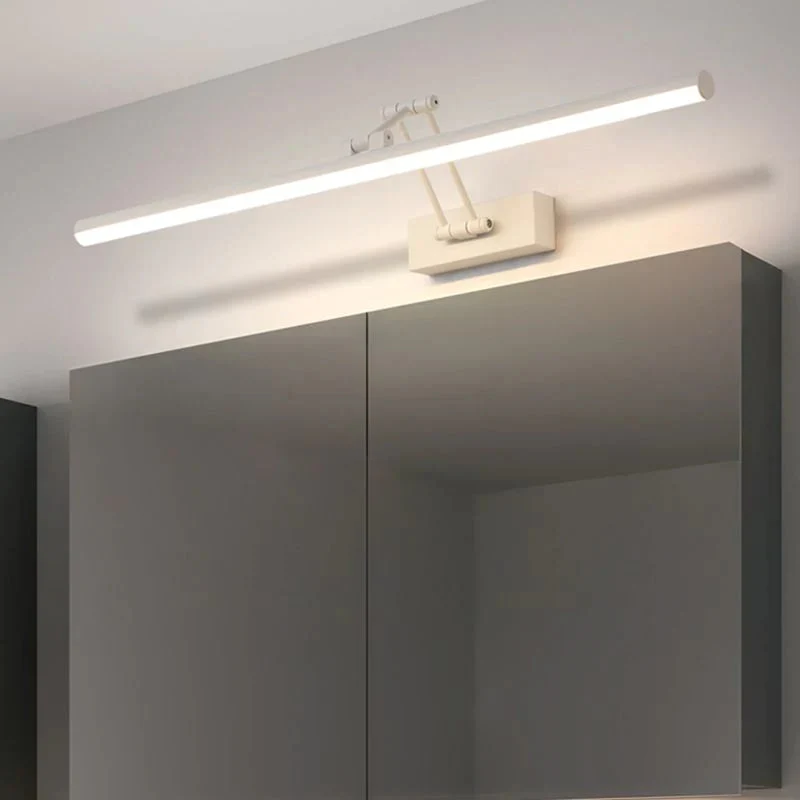 Spiegellamp LED Zwart Wit Metaal Acryl IP44 Badkamer Woonkamer Modern 40-100cm | Sansoti