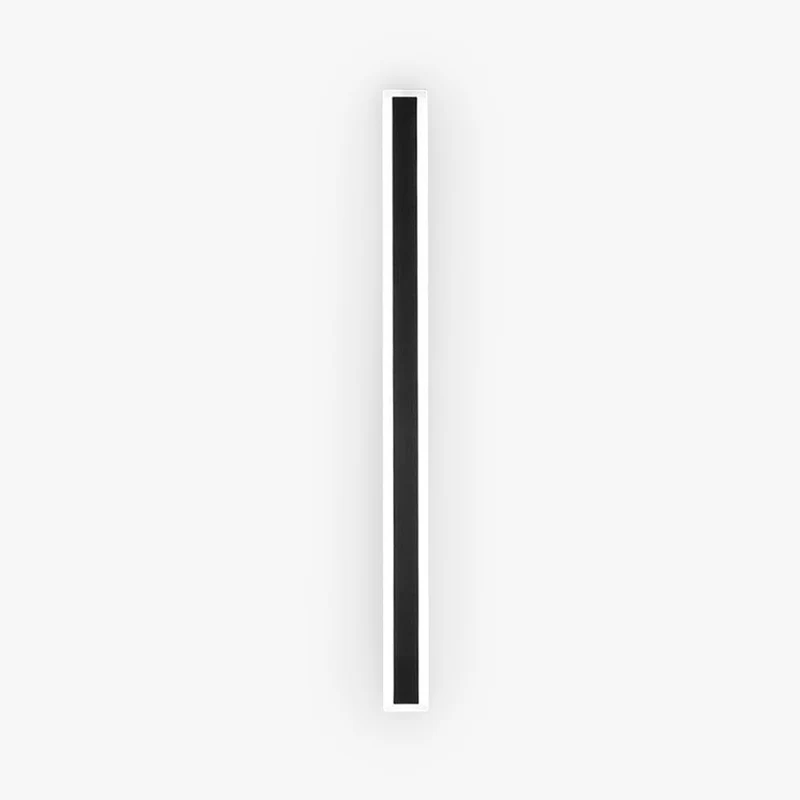 Buitenwandlamp LED Lineair Zwart Acryl IP65 Dimbaar Tuin Gevel Modern | Sansoti