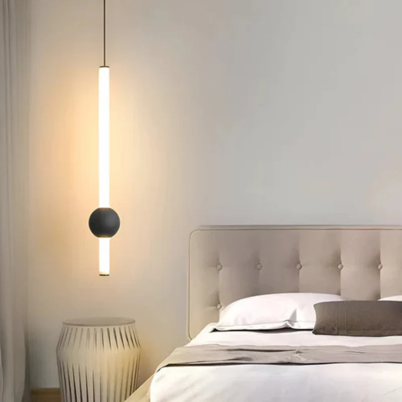 Hanglamp LED Cilinder Minimalistisch Eettafel Woonkamer Slaapkamer Zwart Wit | Sansoti