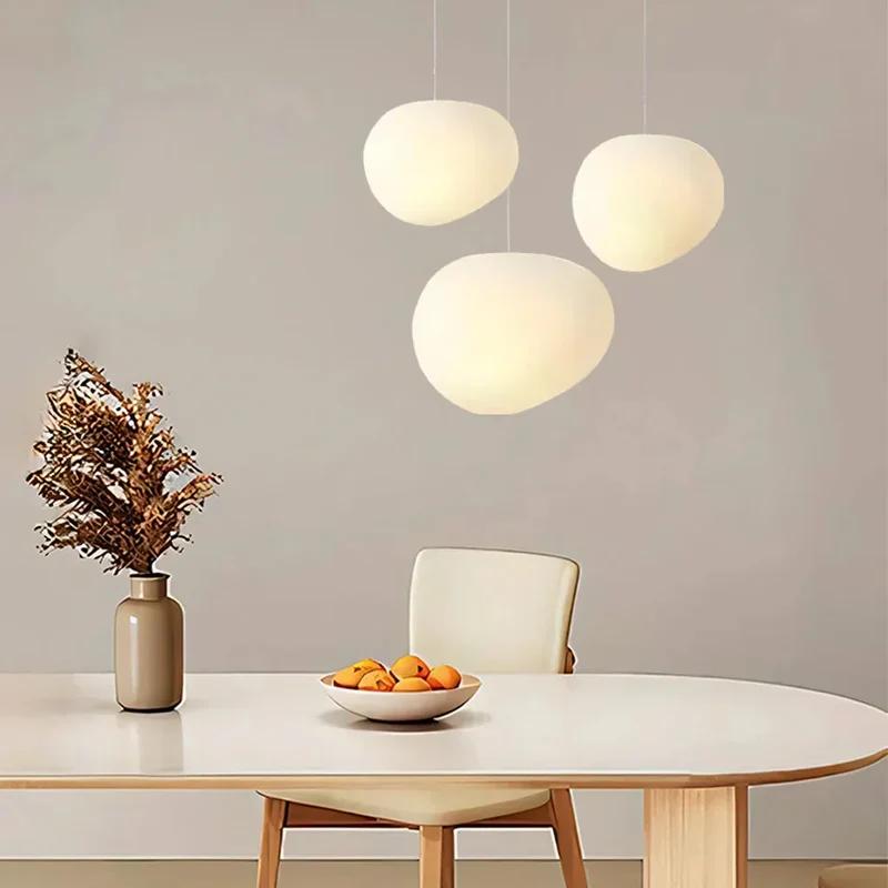 Plafondlamp Scandinavisch Melkglas Organisch Design Woonkamer Slaapkamer Modern | Sansoti