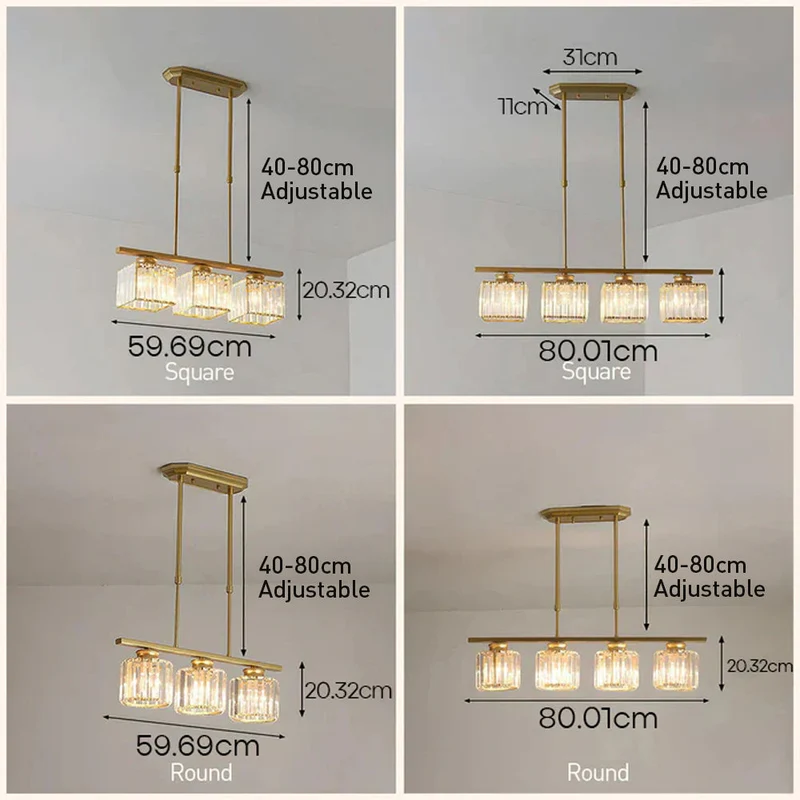 Hanglamp Eettafel Glas Zwart Goud 3 Of 4 Lichts E27 Modern | Sansoti